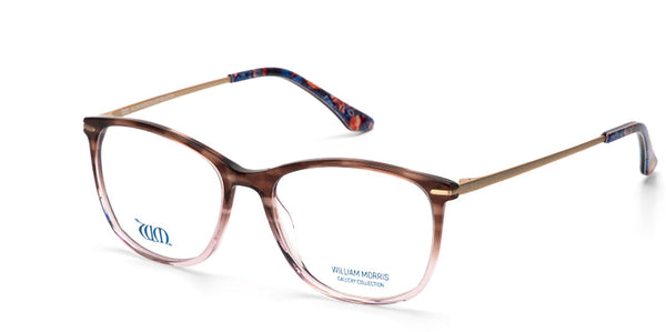 Strawberry Thief brown acetate frames from the William Morris Gallery Collection, side view