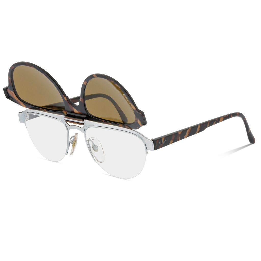 Esprit optical and flip down sunglasses