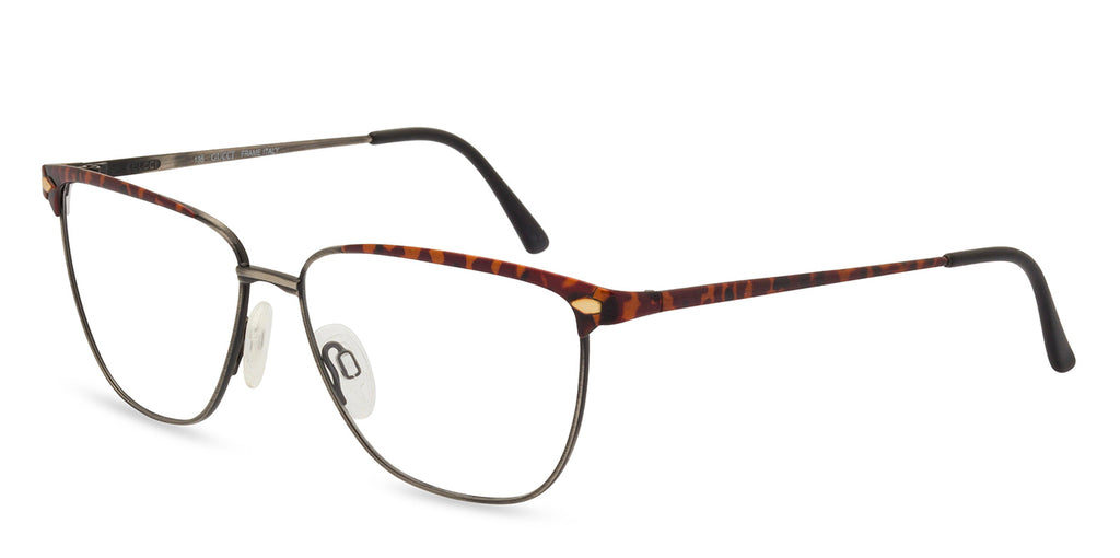 Gucci tortoise frames side view