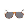 Classic Dunhill 1970s mid-brown sunglasses with grey lenses 