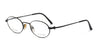 Gucci Black eyeglasses on a white background side view
