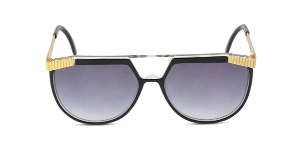 Cool original vintage 80s Maga classic black and gold sunglasses