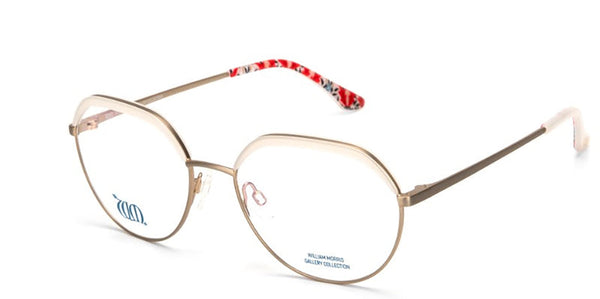 Bourne round frames in cream from the William Morris Gallery Collection, side view