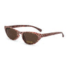 Peggy bronze leopard sunglasses side