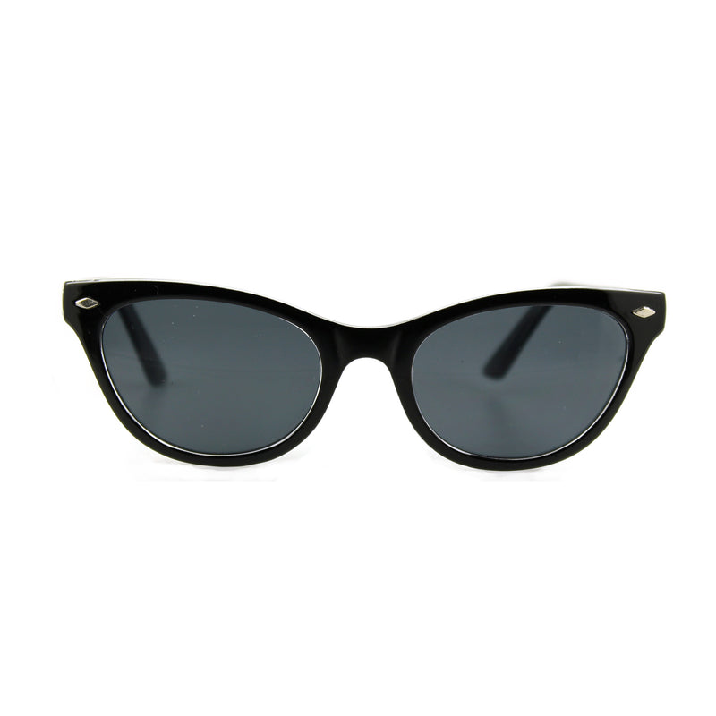 Belle Black Crystal sunglasses front