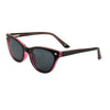Belle Black / Pink sunglasses side