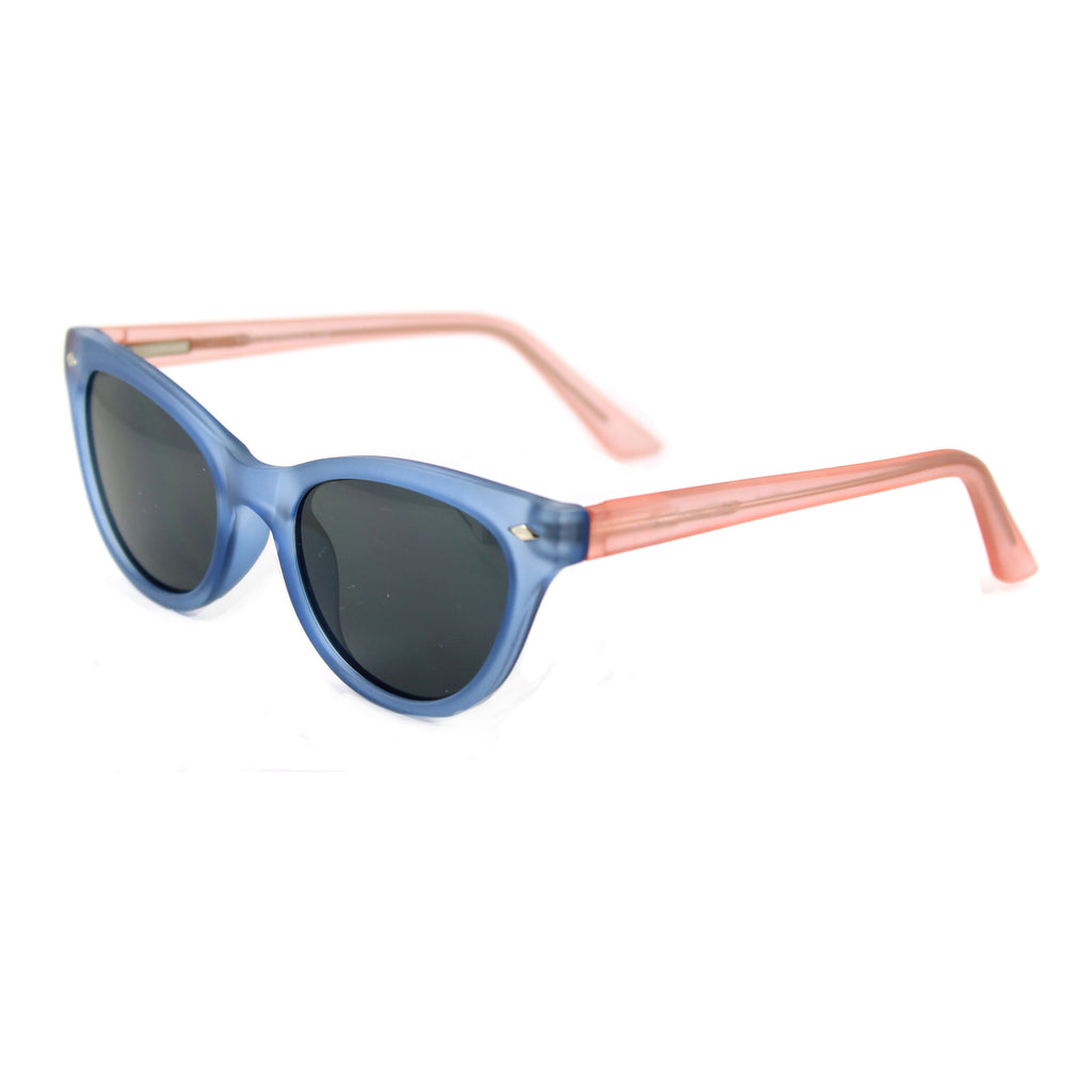 Belle Blue Pink sunglasses side