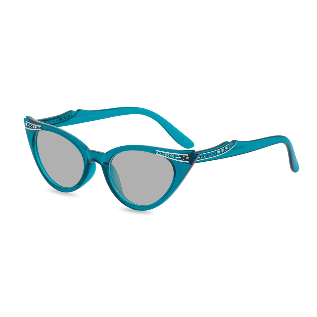 Betty Turquoise grey lens side