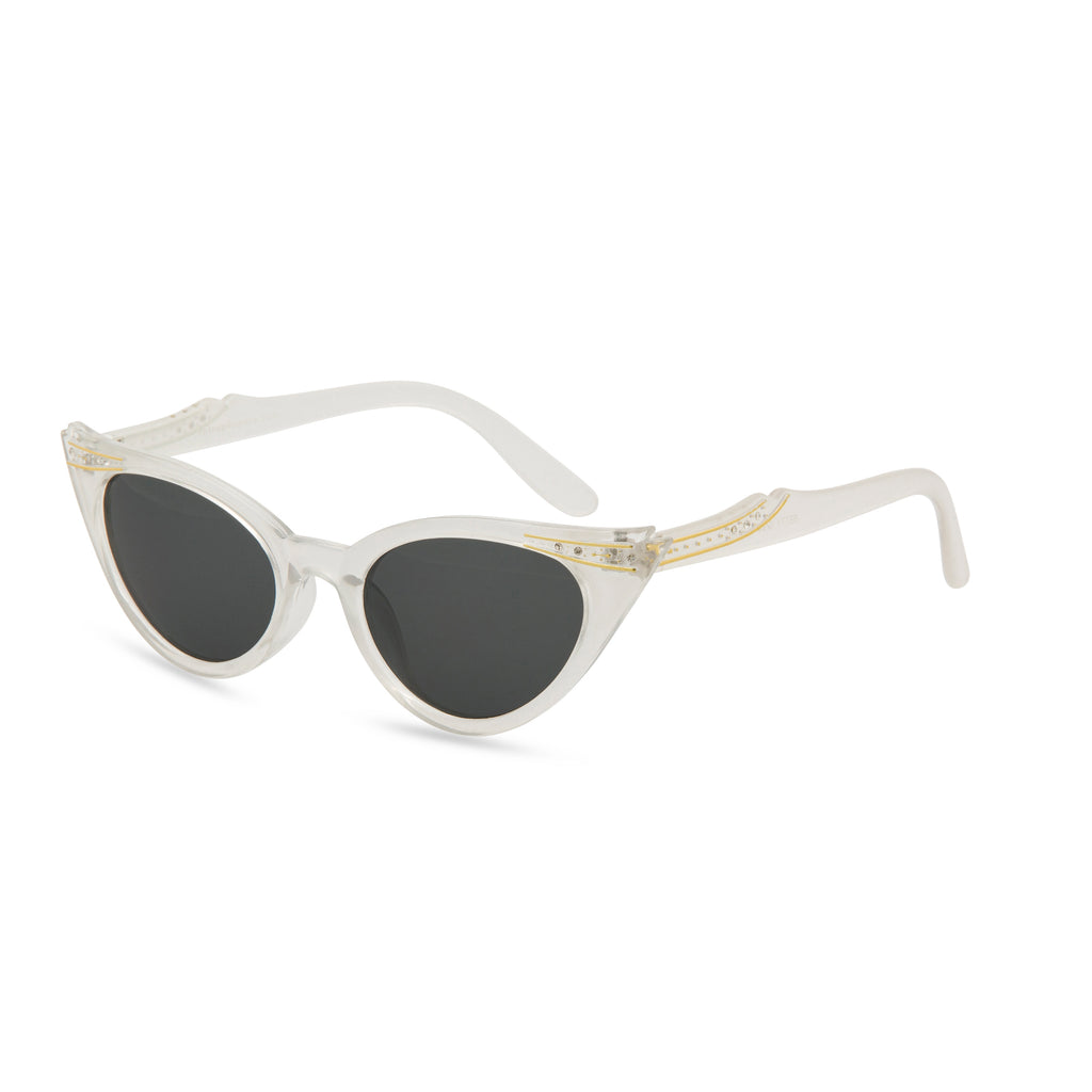 Retropeepers Betty cat eye sunglasses pearl - side view