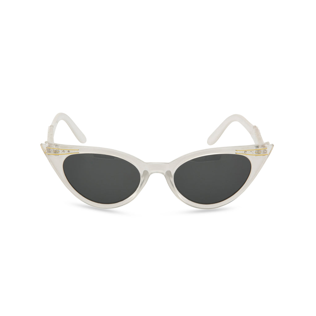 Retropeepers Betty cat eye sunglasses pearl - front view