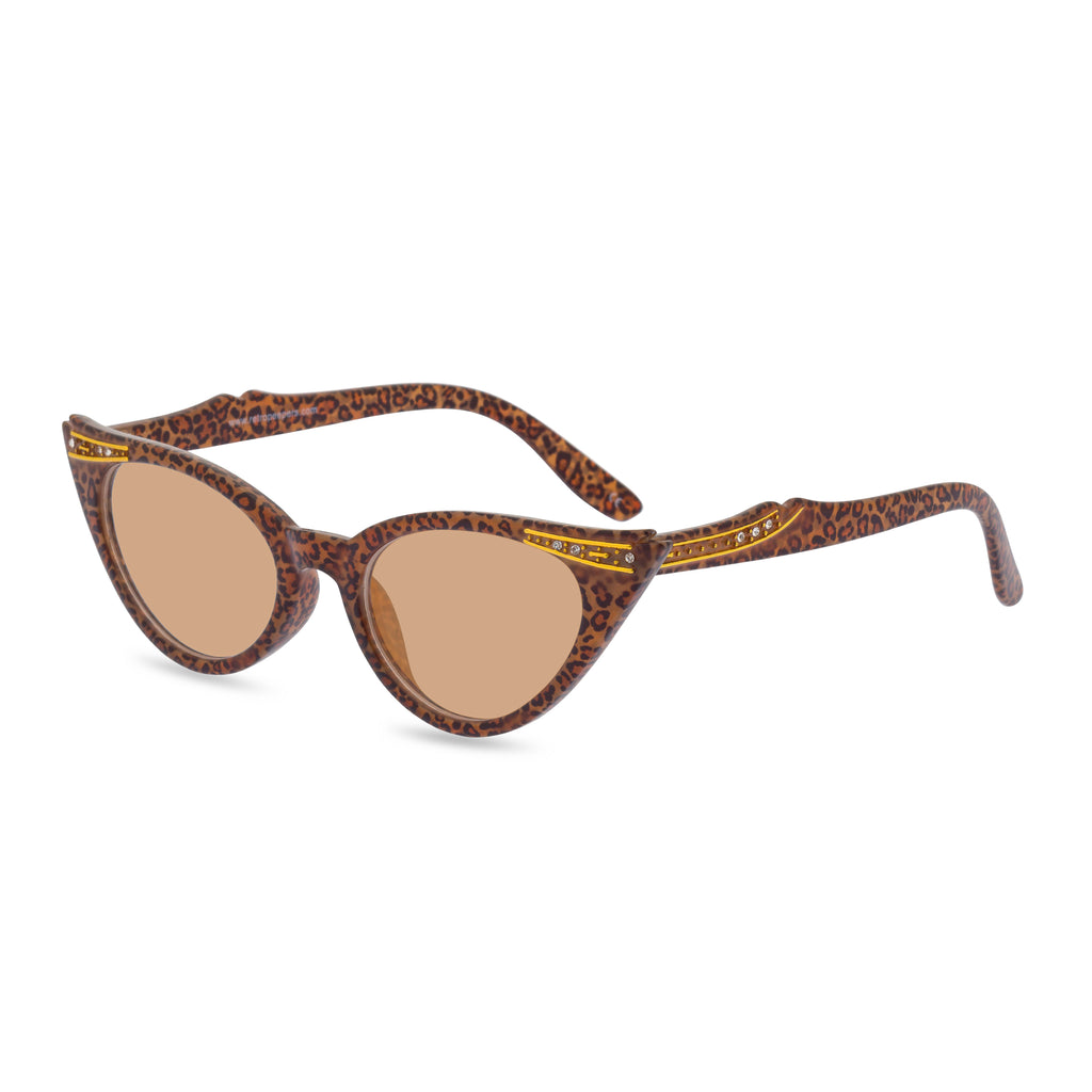 Betty sunglasses Jaguar brown side