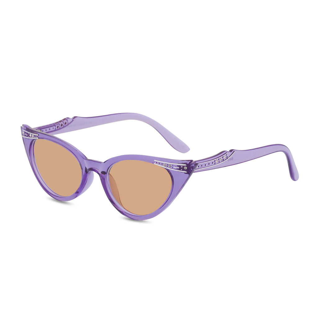Betty sunglasses violet brown side