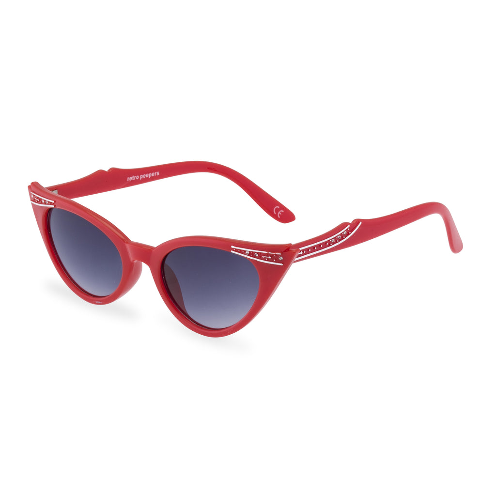 Betty Rockabilly red sunglasses side