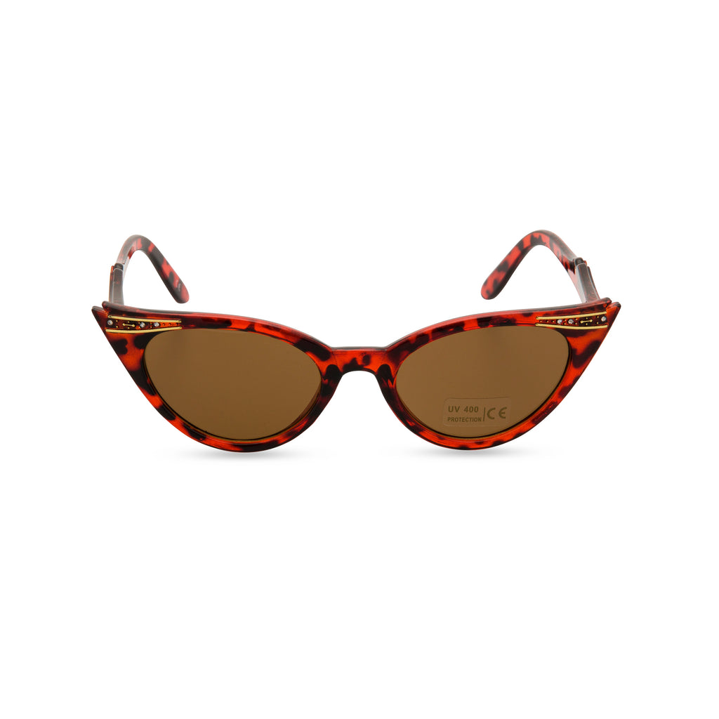 Retropeepers Betty cat eye sunglasses tortoiseshell - front view