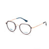 Brother Rabbit round frames in grey acetate from the William Morris Gallery Collection, side view