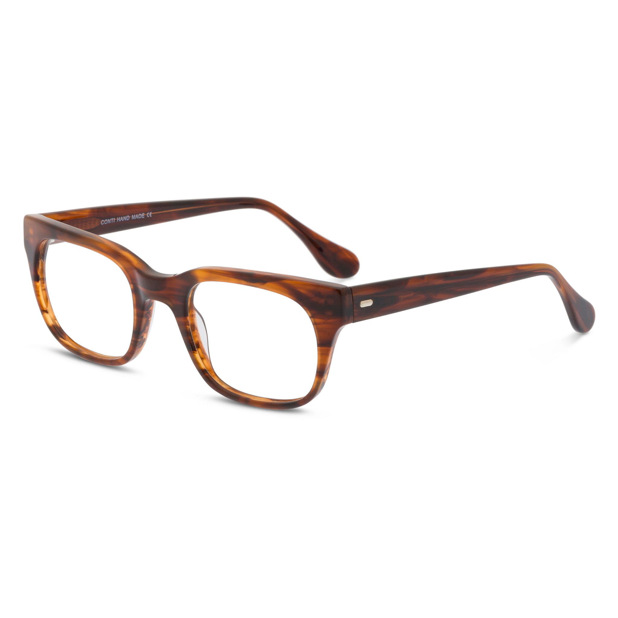 Caine 60s vintage style glasses, havana brown– Retropeepers