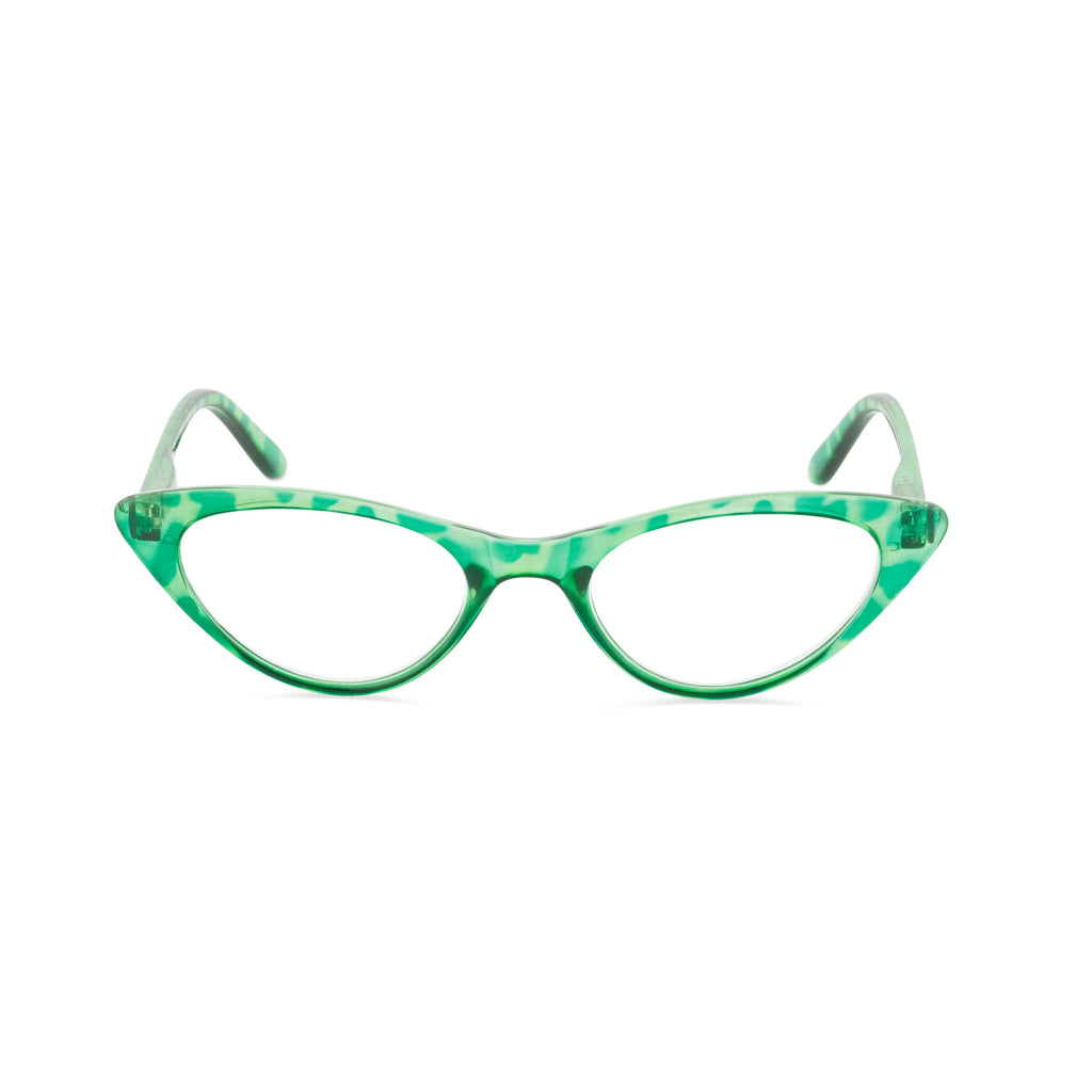 Gidget Emerald Glasses front