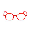 Hexy optical frame red front