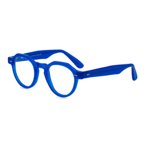 Hugh, 30s retro style mens blue glasses– Retropeepers