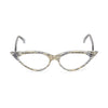 Retropeepers, Jeanne in Crystal Tiger, 50's style cat eye glasses, front view