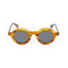 Kit amber round sunglasses front