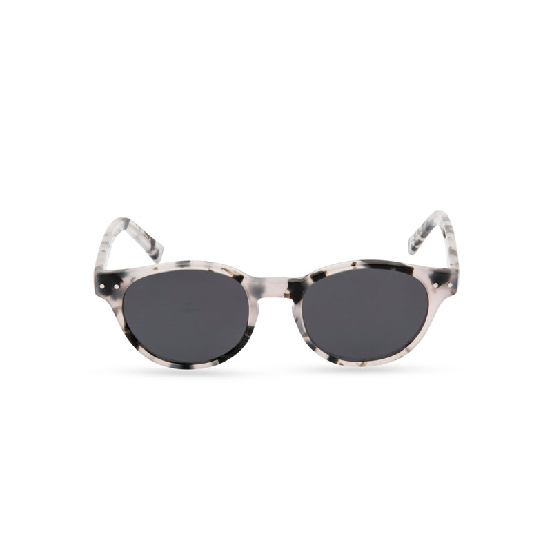 Miller Round Sunglasses - Grey Marble / Grey Tint