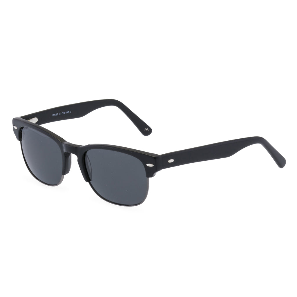 Sal black sunglasses side