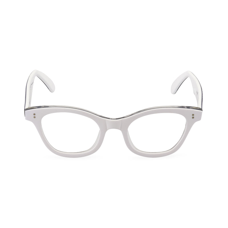 Sophisticat glasses white front