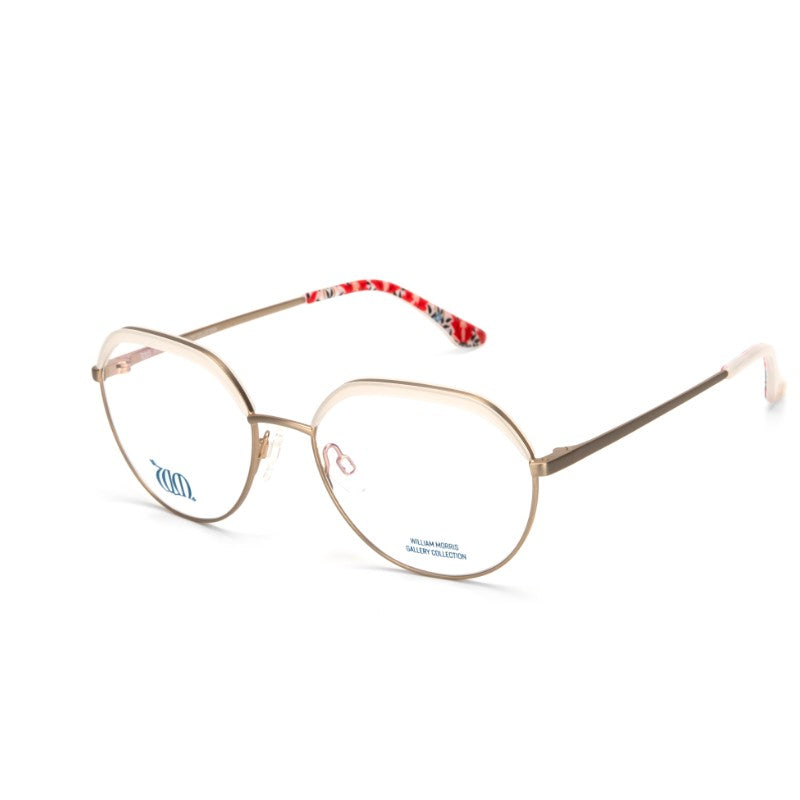 Bourne round frames in cream from the William Morris Gallery Collection, side view
