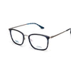 Brother Rabbit rectangular frames in blue from the William Morris Gallery Collection, side view