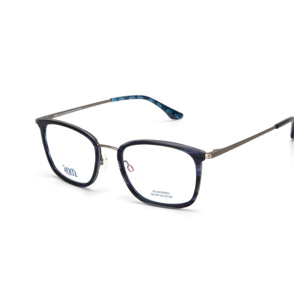 Brother Rabbit rectangular frames in blue from the William Morris Gallery Collection, side view