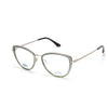 Millefleurs Cat Eye frame in green from the William Morris Gallery Collection side view