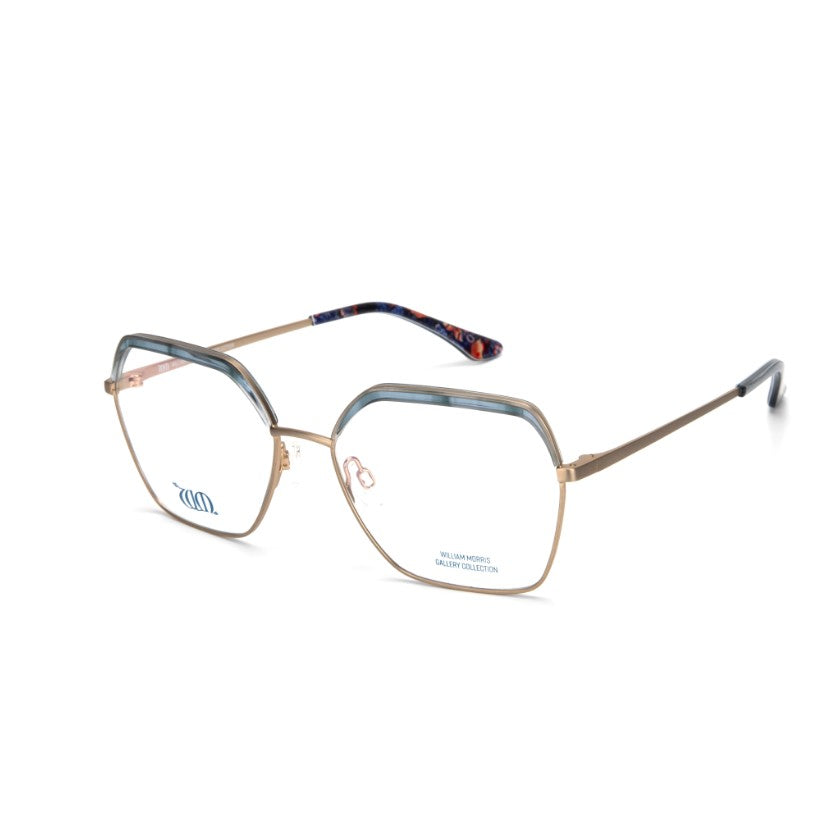 Strawberry Thief square frames in blue from the William Morris Gallery Collection, side views