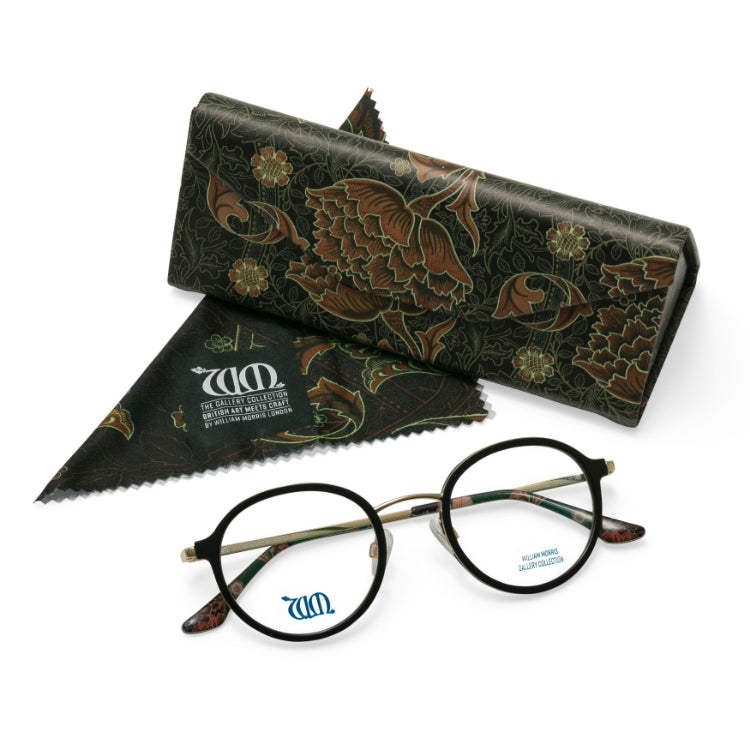 Riverwind in black with matching case and cloth from the William Morris Gallery Collection