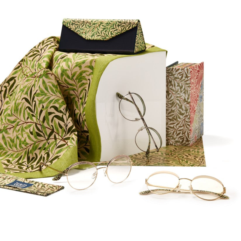 Willow Bough range of frames, matching cases and cloths from the William Morris Gallery Collection